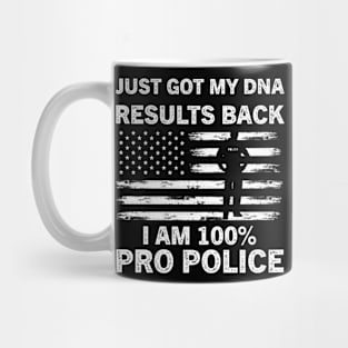 Thin Blue Line - I am  pro Police Mug